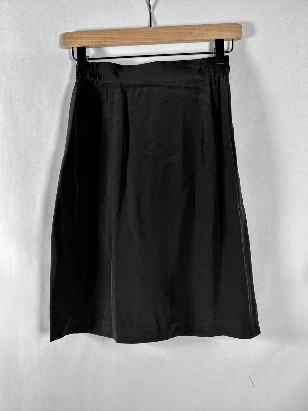 Vintage Anne French Silk Pencil Skirt